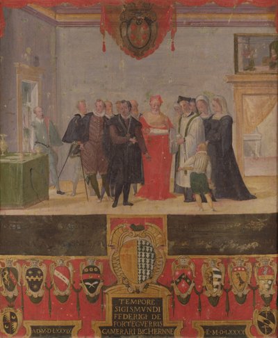 Taufe von Cosimo II. de Medici 1589 von Ventura di Arcangelo Salimbeni
